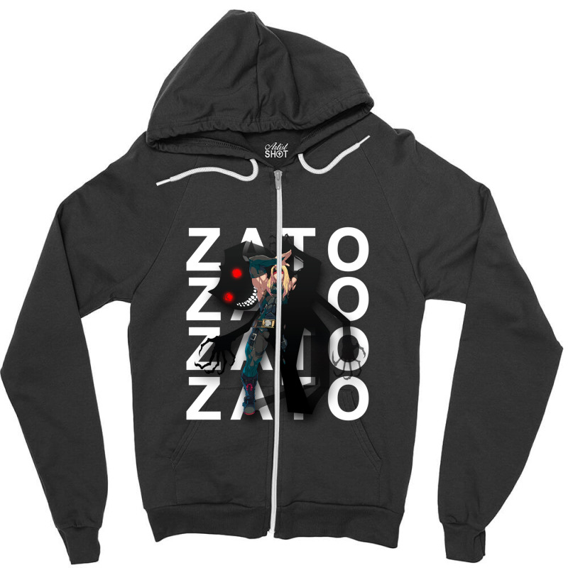 Guilty Gear Strive Zato Zipper Hoodie by WilmaMorgan | Artistshot