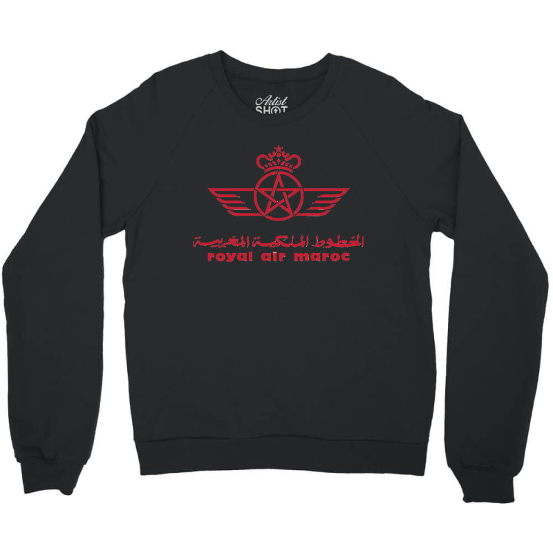 Royal Air Maroc Classic Crewneck Sweatshirt by cm-arts | Artistshot