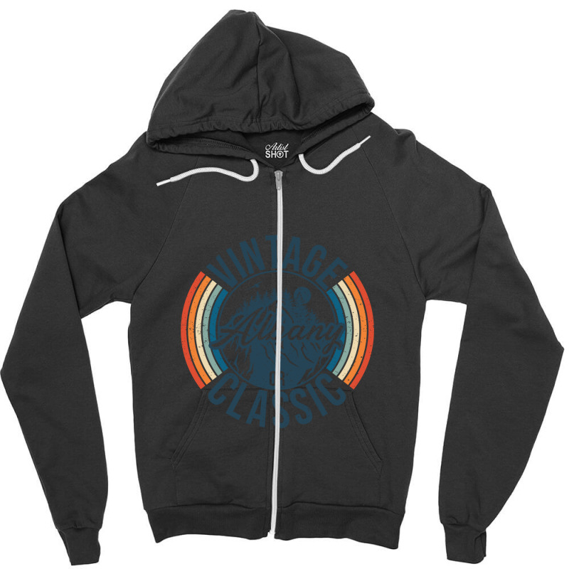 I Love Albany Oregon Retro Vintage Classic Limited Edition Zipper Hoodie | Artistshot