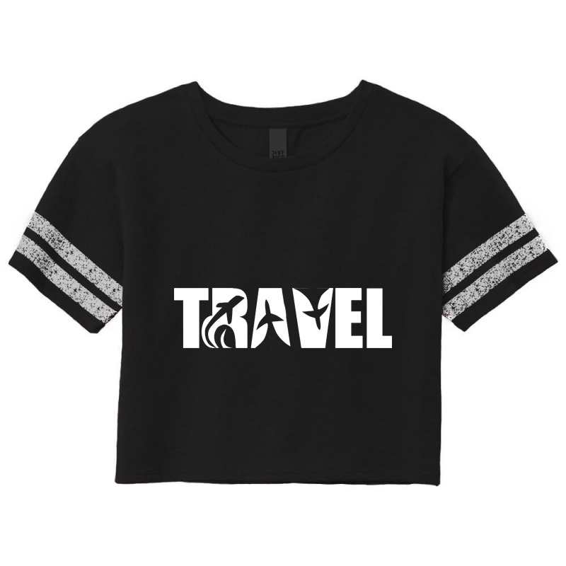 Travel Scorecard Crop Tee by behindcedar22 | Artistshot