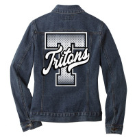 Tritons T Shirt Ladies Denim Jacket | Artistshot