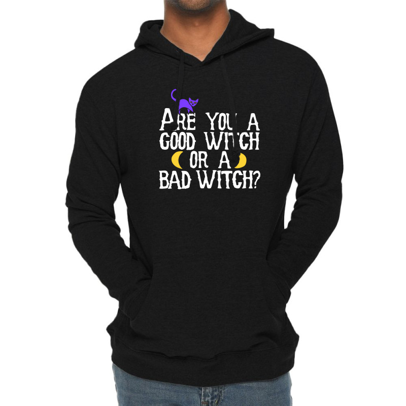 Are You A Good Witch Or A Bad Witch Lightweight Hoodie by mantisecialiba | Artistshot