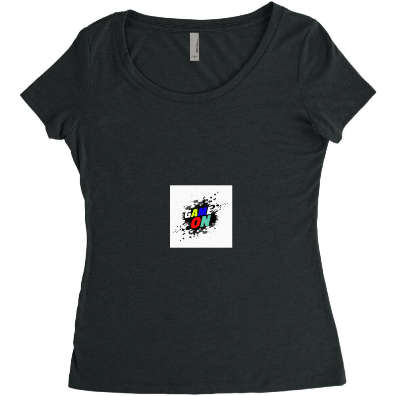 Game On Art Work Women's Triblend Scoop T-shirt by TerryRichard | Artistshot