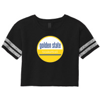 Golden State Basketball Scorecard Crop Tee | Artistshot