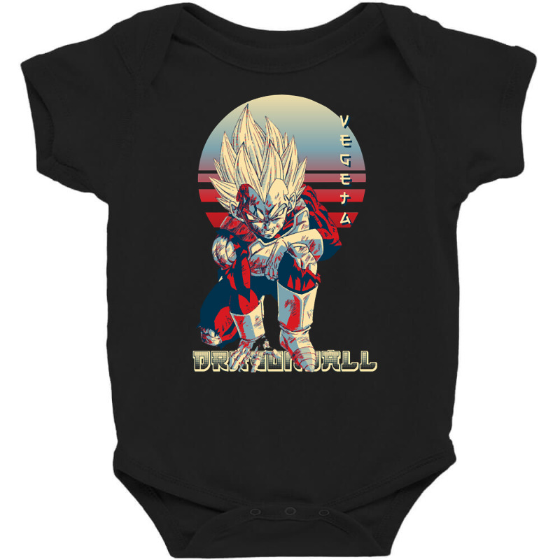 Vegeta Dbz Baby Bodysuit by bummercaught | Artistshot