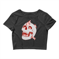 Axolotl Skull Crop Top | Artistshot