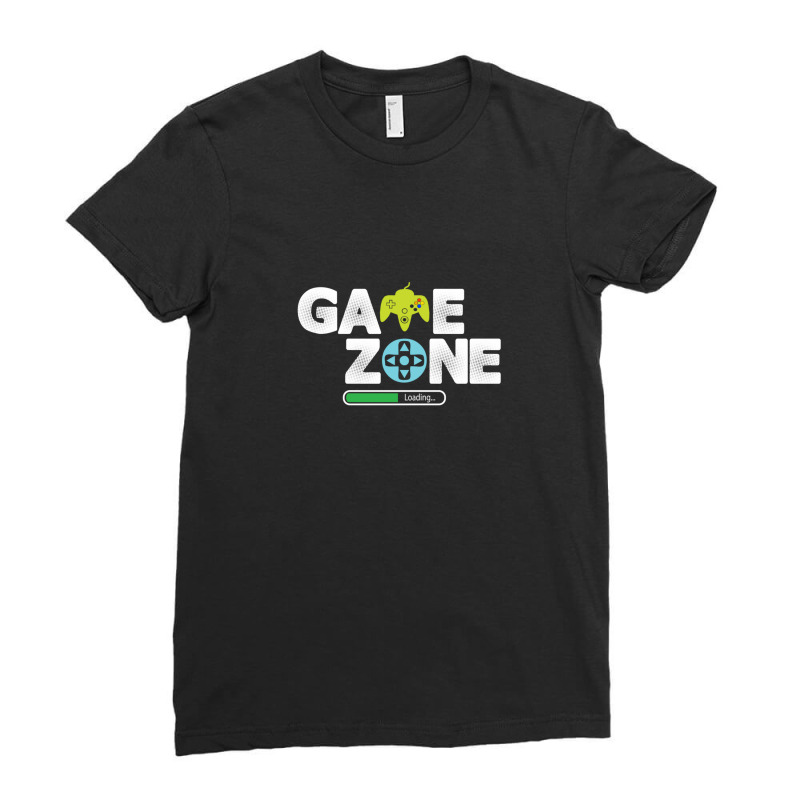 Game Zone Loading Design 1 Ladies Fitted T-Shirt by TerryRichard | Artistshot