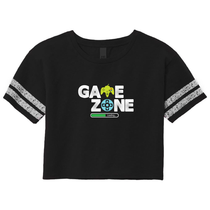 Game Zone Loading Design 1 Scorecard Crop Tee by TerryRichard | Artistshot