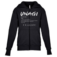 Friends Unagi Definition Youth Zipper Hoodie | Artistshot