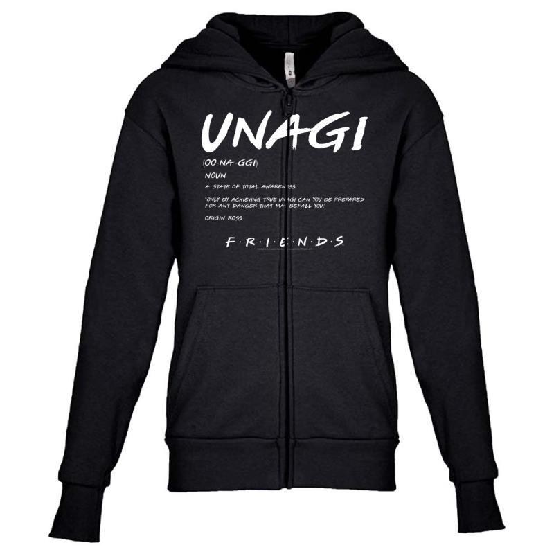 Friends Unagi Definition Youth Zipper Hoodie by shirondataylornmc | Artistshot