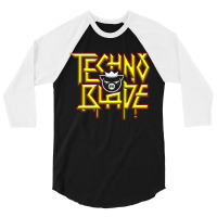 Techno Blade 3/4 Sleeve Shirt | Artistshot