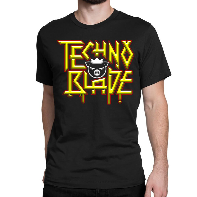 Techno Blade Classic T-shirt by mantisecialiba | Artistshot