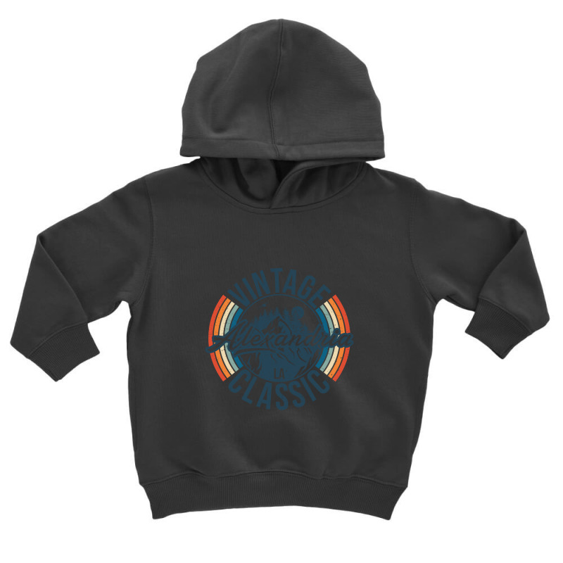 I Love Alexandria Louisiana Retro Vintage Classic Limited Edition Toddler Hoodie by hardrollsjudo | Artistshot