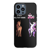 Other Military Moms Me Tee Unicorn Military Mom Funny Gift Idea Milita Iphone 13 Pro Max Case | Artistshot