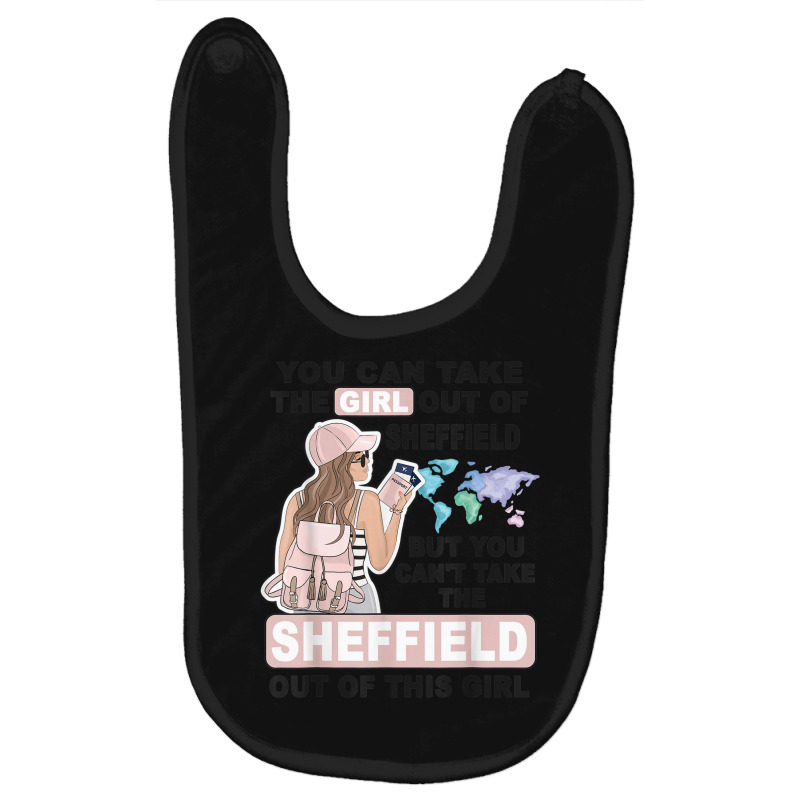 Proud Sheffield Girl   Cool Girl From Sheffield City Baby Bibs by Fashonus | Artistshot