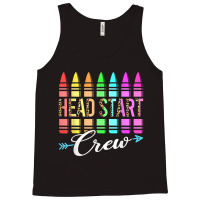 Team Head Start Crew Back To School Crayons Kids Teacher Tank Top | Artistshot