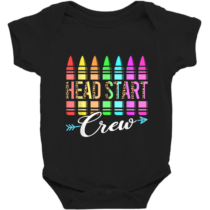 Team Head Start Crew Back To School Crayons Kids Teacher Baby Bodysuit by MindyLeeLucas | Artistshot