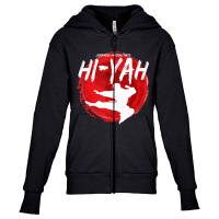 Cool Japanese Martial Arts Kiai Hi-yah Youth Zipper Hoodie | Artistshot