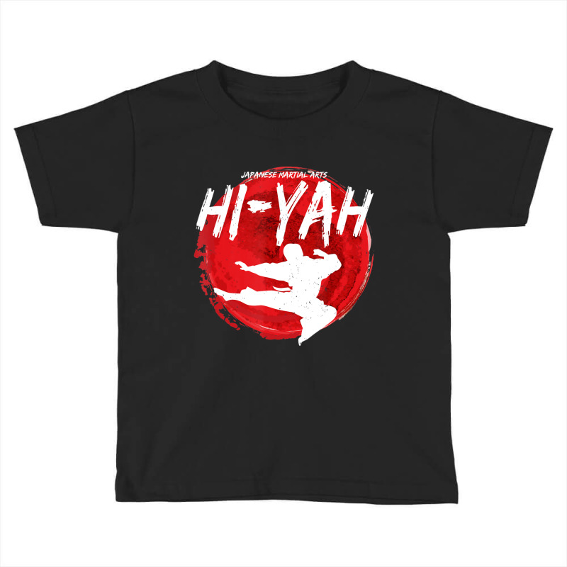 Cool Japanese Martial Arts Kiai Hi-yah Toddler T-shirt by cm-arts | Artistshot