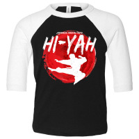 Cool Japanese Martial Arts Kiai Hi-yah Toddler 3/4 Sleeve Tee | Artistshot