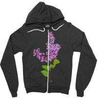 Under The Lilac Tree, I Was Hypnotized By A Strange Delight Zipper Hoodie | Artistshot