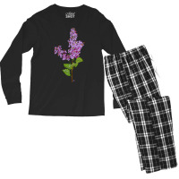 Under The Lilac Tree, I Was Hypnotized By A Strange Delight Men's Long Sleeve Pajama Set | Artistshot