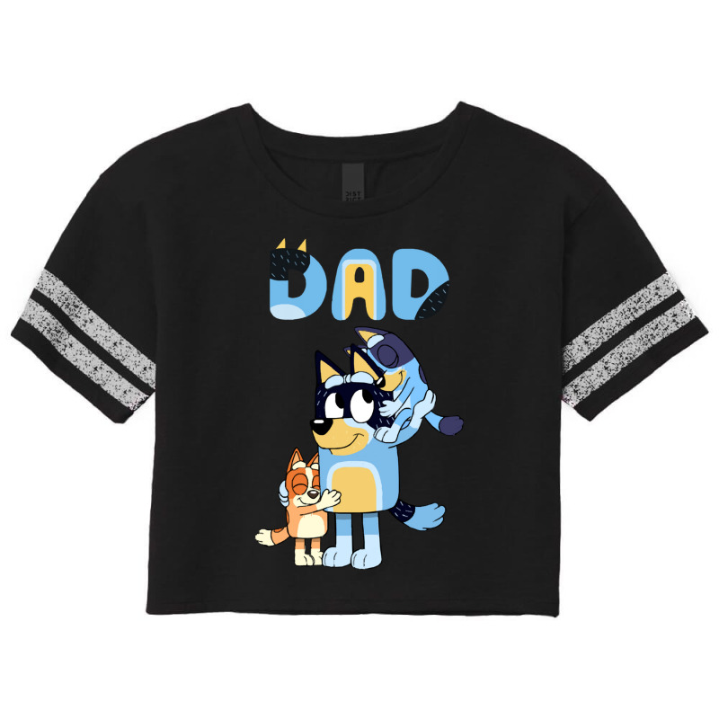 Dad Playing Son And Daughter Scorecard Crop Tee | Artistshot