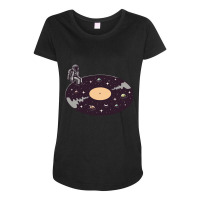 Cosmic Sound Maternity Scoop Neck T-shirt | Artistshot