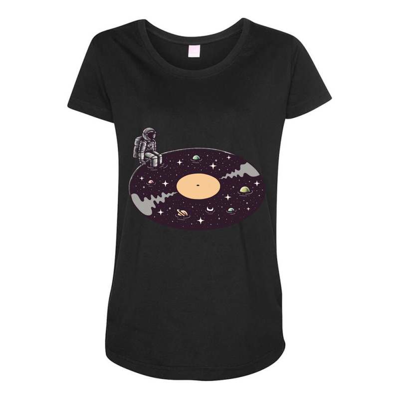 Cosmic Sound Maternity Scoop Neck T-shirt by Kosdapen517 | Artistshot