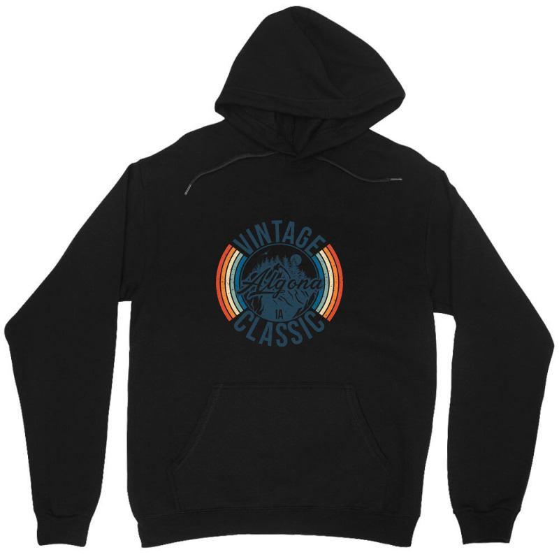 I Love Algona Iowa Retro Vintage Classic Limited Edition Unisex Hoodie by hardrollsjudo | Artistshot