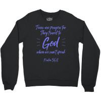 Cool Tears Are Prayers Too For Religious Men Women Kids Crewneck Sweatshirt | Artistshot