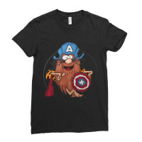 Captain Caveman Ladies Fitted T-shirt | Artistshot