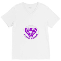 Globo Gym Purple Cobras V-neck Tee | Artistshot