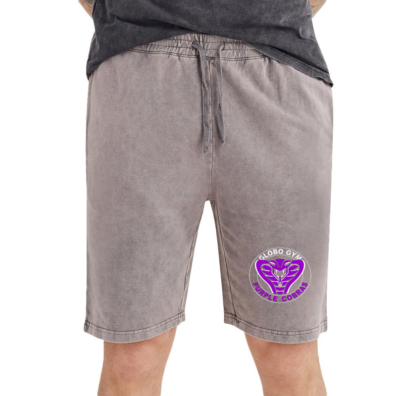 Globo Gym Purple Cobras Vintage Short | Artistshot