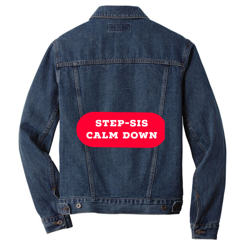 Stepsis Calm Down Men Denim Jacket | Artistshot