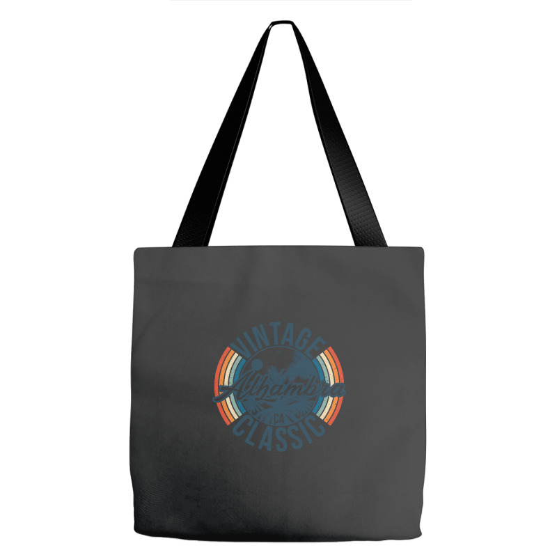 I Love Alhambra California Retro Vintage Classic Limited Edition Tote Bags | Artistshot