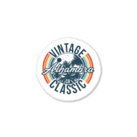 I Love Alhambra California Retro Vintage Classic Limited Edition Sticker | Artistshot