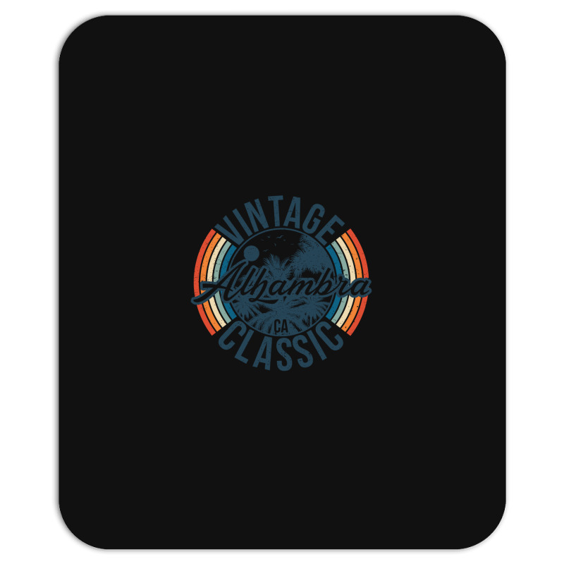 I Love Alhambra California Retro Vintage Classic Limited Edition Mousepad | Artistshot