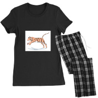 Magic Novels Jumping Tiger Women's Pajamas Set | Artistshot