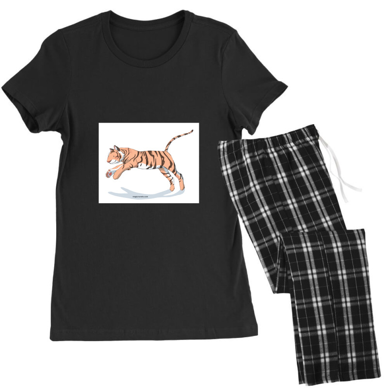 Magic Novels Jumping Tiger Women's Pajamas Set by LawrenceRisner | Artistshot