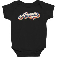 I Love Augusta City Usa Retro Vintage Baby Bodysuit | Artistshot