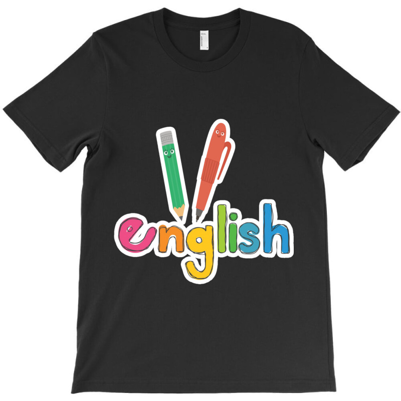 Peach English School Subject T-shirt | Artistshot