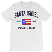 Santa Isabel Puerto Rico Vintage Boricua Flag Athletic Style Raglan Ba T-shirt | Artistshot