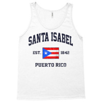 Santa Isabel Puerto Rico Vintage Boricua Flag Athletic Style Raglan Ba Tank Top | Artistshot