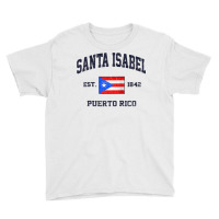 Santa Isabel Puerto Rico Vintage Boricua Flag Athletic Style Raglan Ba Youth Tee | Artistshot