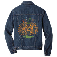 Halloween Cool Jack O Lantern Pumpkin Men Denim Jacket | Artistshot