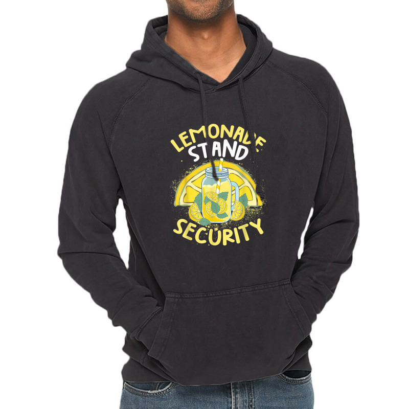 Summer Fun Lemonade Stand Security Boss Lemonade Crew Vintage Hoodie by MindyLeeLucas | Artistshot