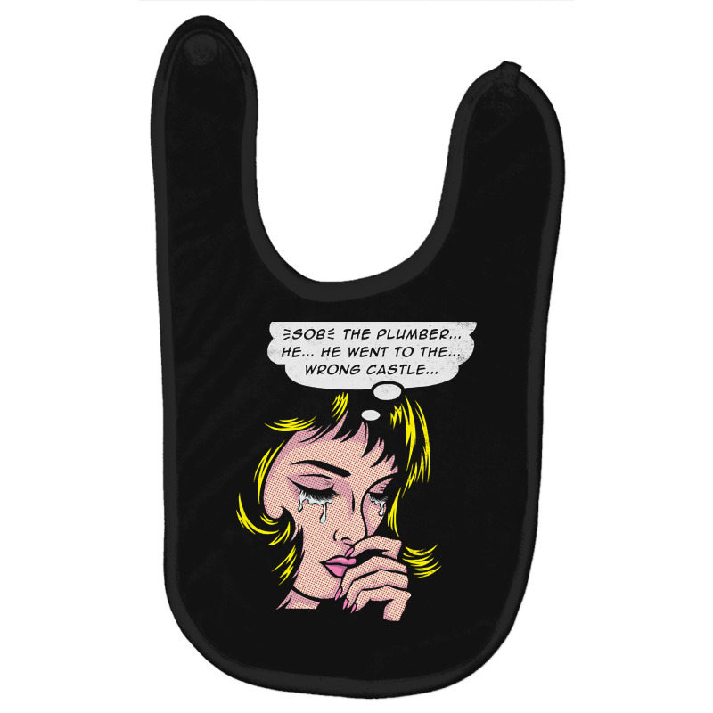 Wrong Castle Baby Bibs by bummercaught | Artistshot