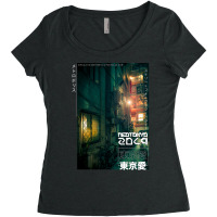 Dark City Green Vibe Women's Triblend Scoop T-shirt | Artistshot