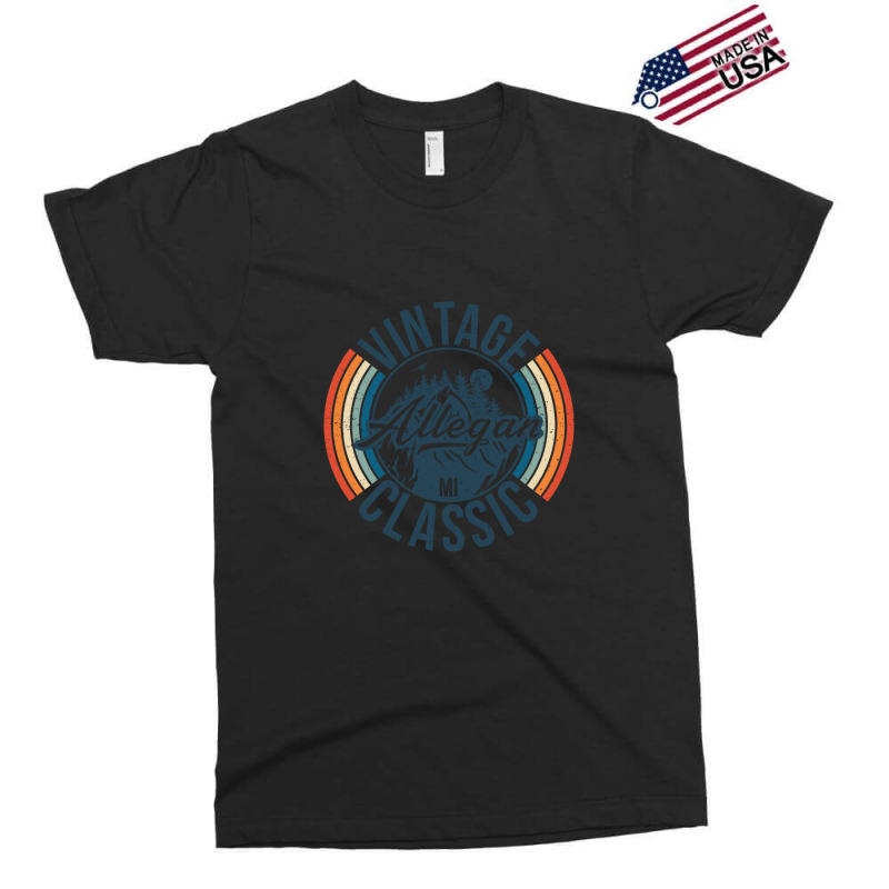 I Love Allegan Michigan Retro Vintage Classic Limited Edition Exclusive T-shirt | Artistshot